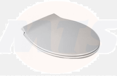 Hatria Nido Thin Toilet Seat & Cover YXWW01 White 8016250059639