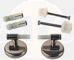 AXA ONE / GSI TRACCIA / Hidra Dial Standard close Toilet Seat Hinges  Inox 18/10