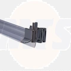 Seal straight incl . Sealing lip Color gray For glass thickness : 6 mm Length: 1000 mm