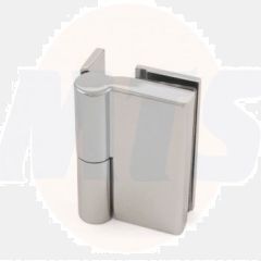 Shower door hardware "Berta" for wall-glass in chrome lift