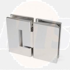 Shower door hardware " block " 180 Degree Glass