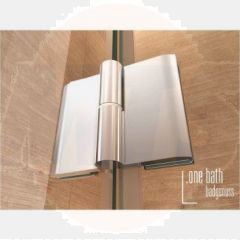 Shower tube impact Round glass jar with lifting and lowering equipment Hinge