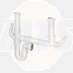 McAlpine SK2A 2-Bowl Spacesaver Sink Kit (30)