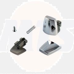 slider completely Color: chrome For glass thickness: 6 mm