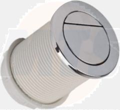 Tavistock 75mm Kara Vortex Pneumatic Dual Flush Push Button Chrome  SP12169