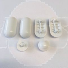 Sphinx S8H74602000 buffers round and oval toilet seat 390 Seat Buffers