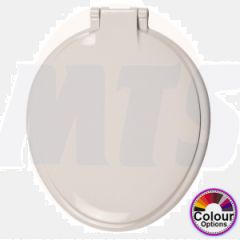 Wirquin Saxon seat and cover with colour matched plastic hinge SSA11WH
