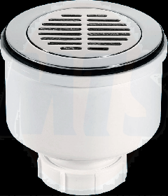 McAlpine 90mm Vertical Shower Trap ST90CPB-S-V