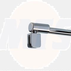 Stabilization bracket with glass holder Color: chrome For glass thickness: 5-8 mm Length: 1500 mm