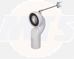 SWAN NECK WC PAN CONNECTOR Ø 90 OUTLET 11-0046