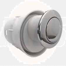 Wirquin Kara 50mm Chrome single flush push button SYG609CP