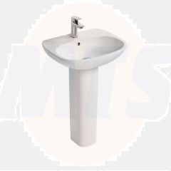Ideal Standard  Tesi 55cm pedestal basin - one taphole  T028001