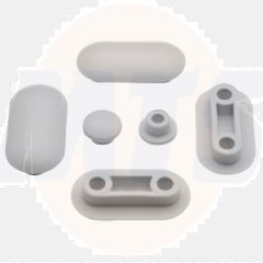 TESI/VENTUNO SEAT BUFFERS WHITE