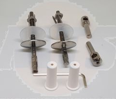 Ideal Standard Spares KIT INOX HINGES FOR ALA INTEGRATED SEAT T2956BJ 407925  T6502