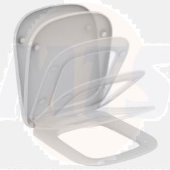 Ideal Standard Studio Echo  Esedra Seat And Cover Short Projection  T318301 WHITE