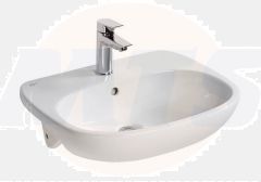 Ideal Standard  Tesi 55cm semi-countertop basin - one taphole  T352601