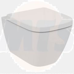 Ideal Standard  Ideal Standard i.life S compact wall mounted wc bowl with horizontal outlet and rimls+ technology  T459201