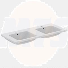 Ideal Standard  Ideal Standard i.life B 121cm double vanity washbasin, 1 taphole   T460201