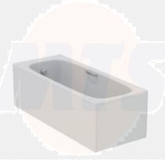 Ideal Standard  Ideal Standard i.life 170 x 70cm water saving rectangular bath with grips - no tapholes  T478201