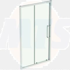 Ideal Standard  IS i.life 1200 Slider Door with Idealclean clear glass - bright silver finish  T4971EO