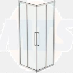 Ideal Standard  IS i.life 800 Corner Entry Enclosure with Idealclean clear glass - bright silver finish  T4977EO