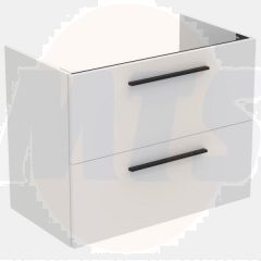 Ideal Standard  Ideal Standard i.life A 80cm wall hung vanity unit with 2 drawers (separate handles required), matt white  T5256DU