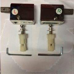 TC Bathrooms Connection Soft-Close Toilet Seat Hinge Set - TCBH1 Dartmouth Toilet Seat Spares