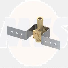 TECE box urinal flush valve housing for brick wall with retaining clip Cartridge included 9.370.021  9370021
