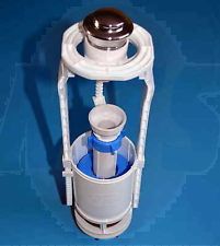 Toilet adjustable cistern Syphon Valve Chrome Push Button Toilet cistern fittings