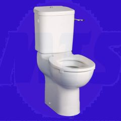 Toilet Seat Contour 21 standard toilet seat with retaining buffers - no cover - bottom fixing hinges S405901