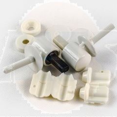 TOILET SEAT HINGES FOR SLOW-WHEEL RECORD 99242