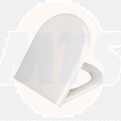 Toilet seat with hinge in stainless steel, soft close and lift-off, Seat selection by measurement, OR  Find the right toilet seat using measurements