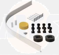 Twyford TR6011WH Quadrant Leg Set & Panel Kit