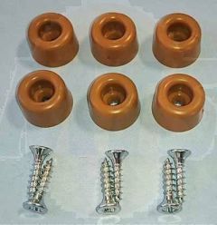 Traditional Seat Limed Oak Toilet  seat buffers or Pads E459067