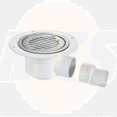 McAlpine TSG50-SS 50mm Trapped Shower Gully (10bx) TSG50SS Bathroomsuites
