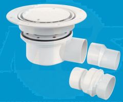 McAlpine TSG52-WH 50mm Trapped Shower Gully (10bx TSG52WH Bathroomsuites