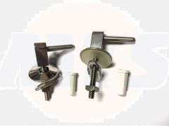 Twyford / Keramag Hinge Set Felino toilet Seat Hinges 598129 - MTSa110b