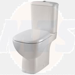 TWYFORD MODA TOILET SEAT AND COVER STANDARD CLOSE BOTTOM FIX MD7815WH