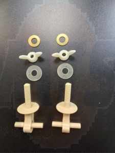 Twyford Plastic Hinges Capricorn Almond