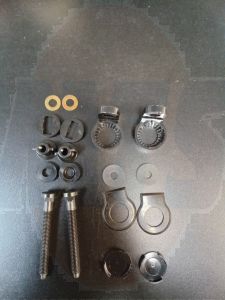 Twyford Plastic Hinges Black