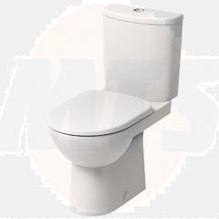 Twyford quick release family seat & cover Top fix hinge: Soft closing mechanism E17868WH