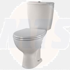 Twyford Toilet  Seat and Cover with Plastic Hinges AR7810WH