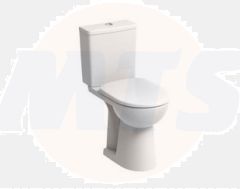 Twyford Toilet Seat E100 ROUND TOILET SEAT AND COVER TOP FIX HINGE, SOFT CLOSING MECHANISM  E17857WH