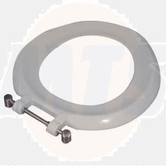 Twyford Toilet Seat Ring, with Bottom Fix stainless steel Hinge ST6881WH