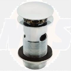 TWYFORD WF4355CP Slotted Minimalist Push Button Waste Chrome