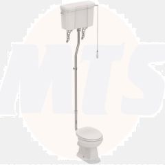 Ideal Standard  Waverley High level cistern pack including chrome flushpipe and ornate brackets  U470701
