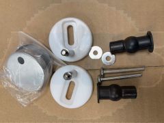 Universal Chrome Top fixing Hinges U002548