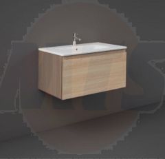 RAK Joy Uno Wh 1 Drawer Vanity 80Cm UNOWH080SOK Bathroomsuites