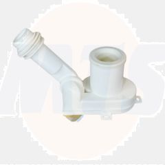 Urinal siphon 40-50 mm universal white Plastic 1000001347