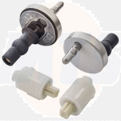 UV08667  New Della  Exacto Seat and Cover Dampers and Hinge Pillar Kit  Soft Close 